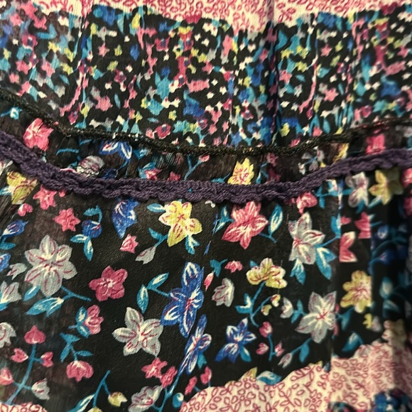 Floral bohemian dress - fun and flirty - Picture 7 of 8